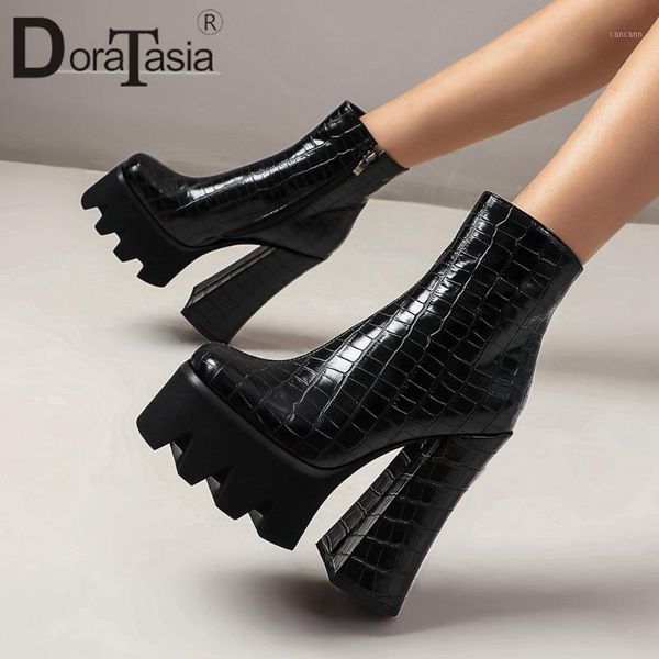doratasia female fashion brand platform block heel winter boots black fashion boots women round toe zipper shoes woman1
doratasia female fashion brand platform block heel winter boots black fashion boots women round toe zipper shoes woman1
