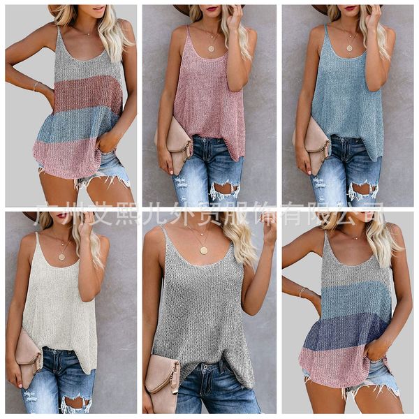 popular knitted vest for women solid color loose sleeveless european and american womens clothing factory direct sales, Black;white
popular knitted vest for women solid color loose sleeveless european and american womens clothing factory direct sales, Black;white