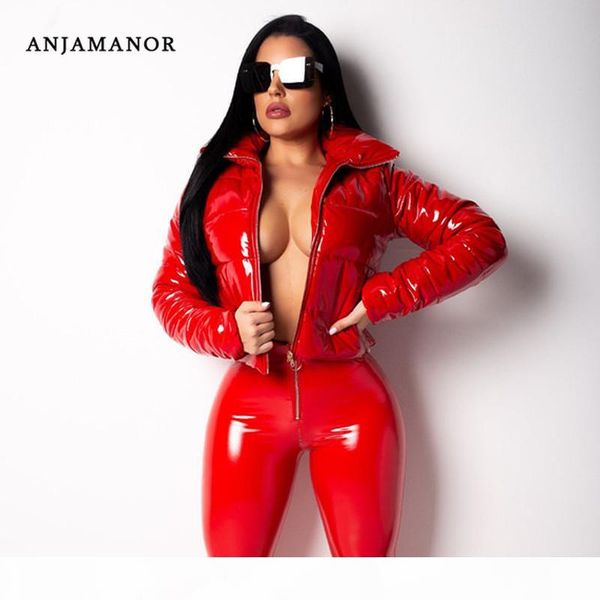 fashion winter patent leather bubble coat women zipper waterproof cotton-padded red puffer jacket woman parkas d30-bb85 y190828, Black
fashion winter patent leather bubble coat women zipper waterproof cotton-padded red puffer jacket woman parkas d30-bb85 y190828, Black