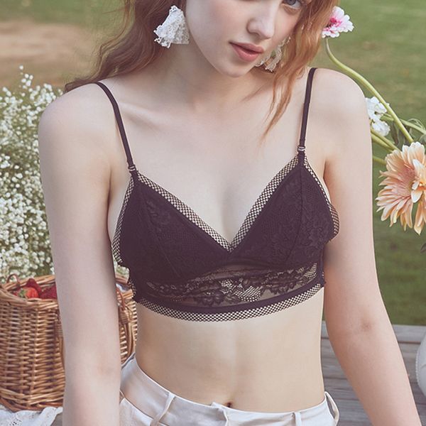 big back summer lace bralette wireless padded brallete backless bra crop invisible outfit lingerie for women 201202, Red;black
big back summer lace bralette wireless padded brallete backless bra crop invisible outfit lingerie for women 201202, Red;black