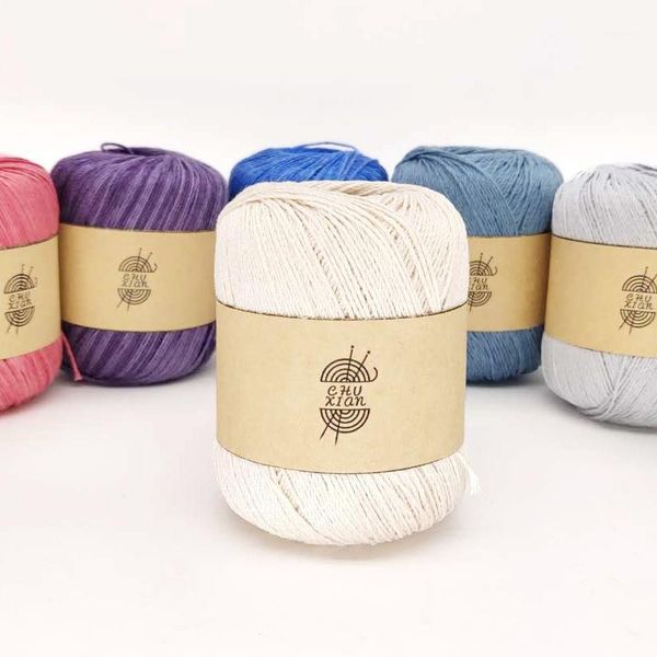 spring/summer mercerized cotton spun silk lace yarn 5# hand-crocheted crochet yarn1, Black;white
spring/summer mercerized cotton spun silk lace yarn 5# hand-crocheted crochet yarn1, Black;white