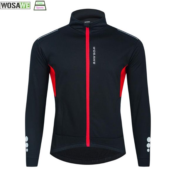 racing jackets wosawe winter warm up thermal fleece three layer cycling jacket bicycle mtb road bike clothing windproof long jersey black, Black;red
racing jackets wosawe winter warm up thermal fleece three layer cycling jacket bicycle mtb road bike clothing windproof long jersey black, Black;red