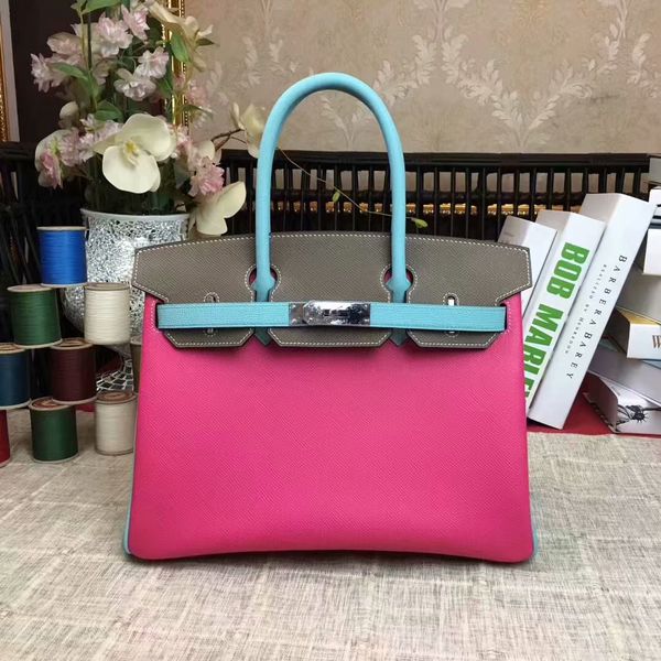 by order only wholesale half handmade epsom leather fuchsia 3tones brand handbag30cm wax sitching fast delivery
by order only wholesale half handmade epsom leather fuchsia 3tones brand handbag30cm wax sitching fast delivery