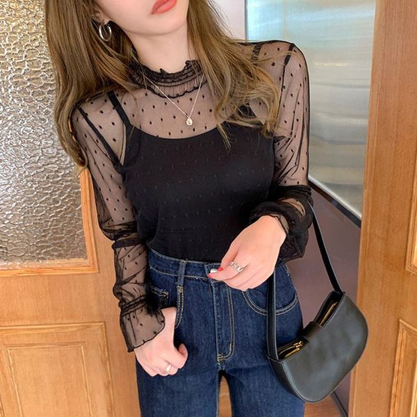 женщины sexy выдалбливают base top lace основывая рубашку прозрачный undershirt sheer сетки see through с длинным рукавом блузка tops полови, White
женщины sexy выдалбливают base top lace основывая рубашку прозрачный undershirt sheer сетки see through с длинным рукавом блузка tops полови, White