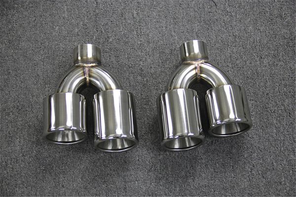 2 piece car styling muffler tip fit for all cars 304 stainless steel length about 240mm double y model exhaust pipe
2 piece car styling muffler tip fit for all cars 304 stainless steel length about 240mm double y model exhaust pipe