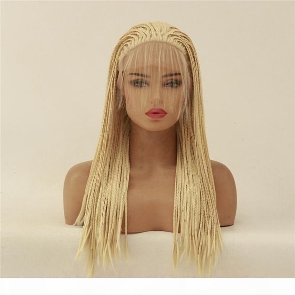 20-28inches optional blonde color long cornrow braids wigs with baby hair synthetic blonde lace front wigs heat resistant fiber wigs, Black
20-28inches optional blonde color long cornrow braids wigs with baby hair synthetic blonde lace front wigs heat resistant fiber wigs, Black