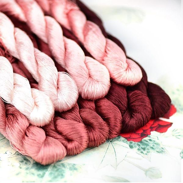 1pcs/400m silk embroidery thread / 100% silk thread /hand embroidery embroider cross stitch/brick red series/10 pure colors1, Black;white
1pcs/400m silk embroidery thread / 100% silk thread /hand embroidery embroider cross stitch/brick red series/10 pure colors1, Black;white