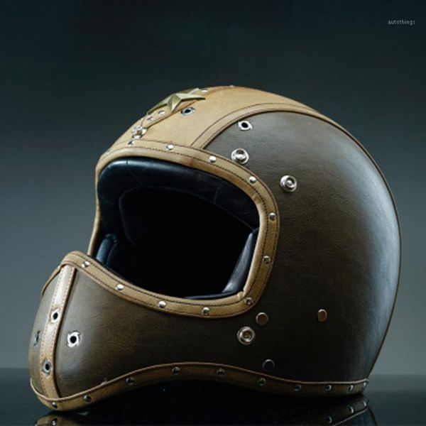 retro punk motorcycle helmet vintage pu leather full face helmet electric motorbike scooter moto casco with dot approved1
retro punk motorcycle helmet vintage pu leather full face helmet electric motorbike scooter moto casco with dot approved1