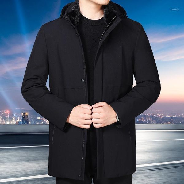 men's down & parkas the winter coat in style long authentic hooded white duck coats male collar coat1, Black
men's down & parkas the winter coat in style long authentic hooded white duck coats male collar coat1, Black
