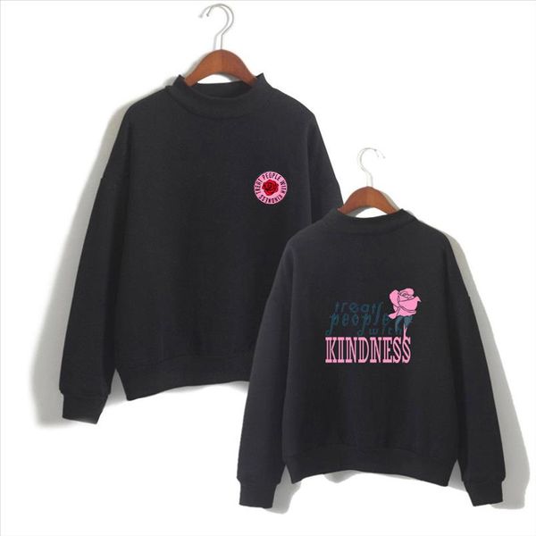 2021 harry styles treat people with kindness printed pink sweatshirts women men turtleneck long sleeve fashion sweatshirts, Black
2021 harry styles treat people with kindness printed pink sweatshirts women men turtleneck long sleeve fashion sweatshirts, Black