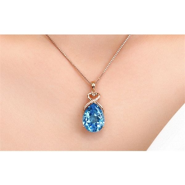 3 carats stone women pure natural blue sapphire gemstone 14k rose gold necklace jewelry pendant q1219, Bronze;silver 
3 carats stone women pure natural blue sapphire gemstone 14k rose gold necklace jewelry pendant q1219, Bronze;silver