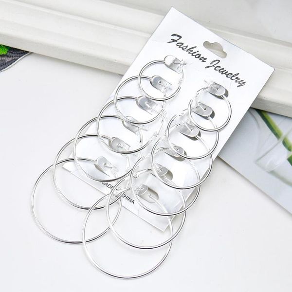 hoop & huggie fashion big hoops earrings 2021 summer 6 sets circle eardrop earring ring ear rings combination women nightclub dj jewelry, Golden;silver
hoop & huggie fashion big hoops earrings 2021 summer 6 sets circle eardrop earring ring ear rings combination women nightclub dj jewelry, Golden;silver