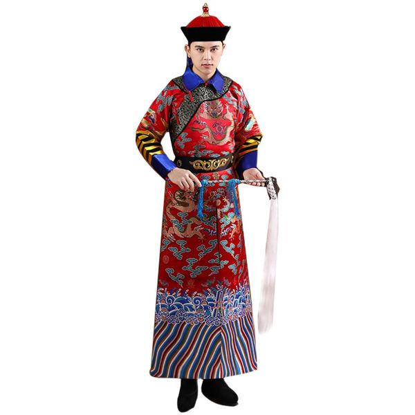 chinese ancient men's gown cosplay performance stage wear male gown for tv film play qing dynasty officer minister costume, Black;red
chinese ancient men's gown cosplay performance stage wear male gown for tv film play qing dynasty officer minister costume, Black;red