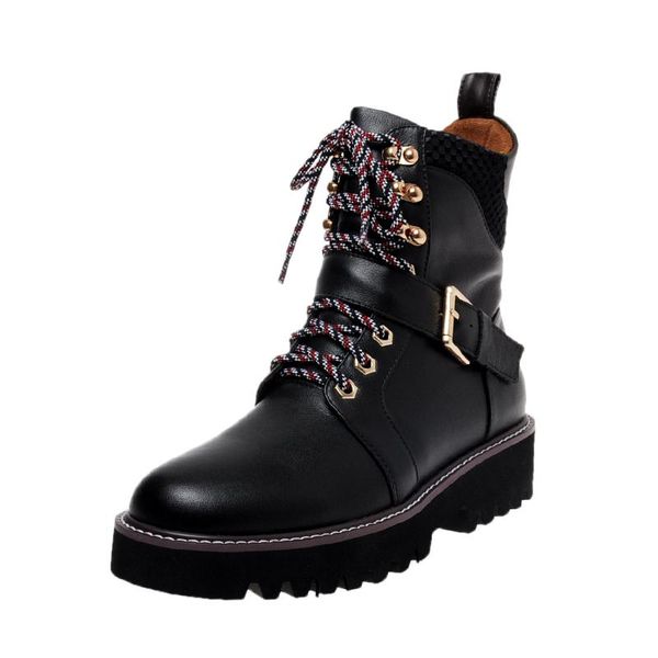 sklfgxzy boots genuine leather black female boots lace-up women's shoes women's autumn and winter
sklfgxzy boots genuine leather black female boots lace-up women's shoes women's autumn and winter