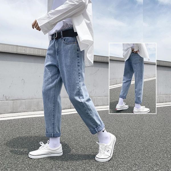 2020 men's stretch slim fit cargo pocket skinny jeans loose casual pants fashion thicken plush biker denim trousers size 27-36, Blue
2020 men's stretch slim fit cargo pocket skinny jeans loose casual pants fashion thicken plush biker denim trousers size 27-36, Blue