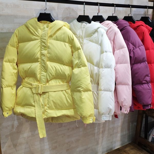 2019 winter coat women slim hooded 90% white duck down jacket with belt female down parka thick warm winter jacket snow outwear y200107, Black
2019 winter coat women slim hooded 90% white duck down jacket with belt female down parka thick warm winter jacket snow outwear y200107, Black