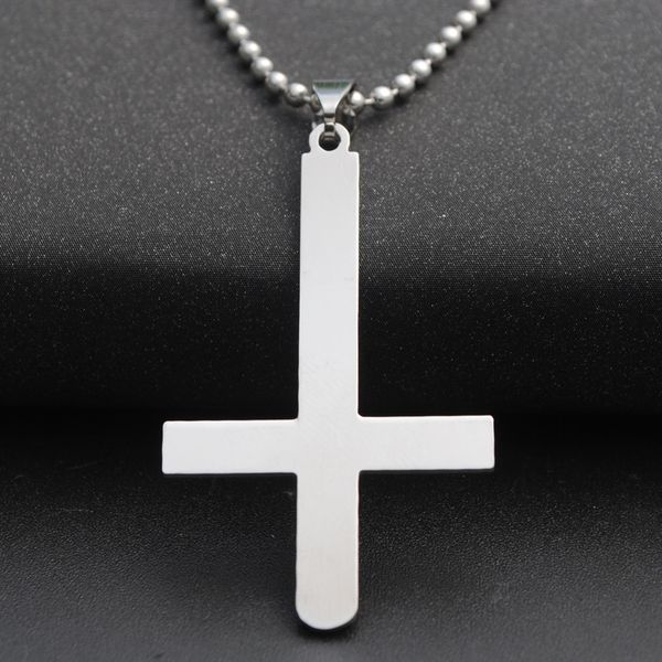 10pcs stainless steel handstand reverse cross blessing necklace simple religion christian jesus faith lucky necklace jewelry, Silver
10pcs stainless steel handstand reverse cross blessing necklace simple religion christian jesus faith lucky necklace jewelry, Silver