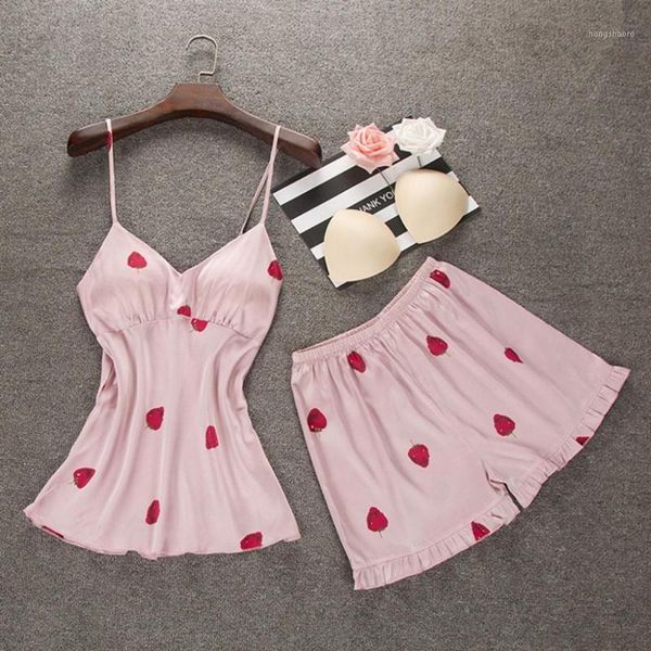 young girl camis nightgowns cotton sleeveless strap ladies pajama sets shorts cute cartoon sleepwear women homewear 2pc set1, Black;red
young girl camis nightgowns cotton sleeveless strap ladies pajama sets shorts cute cartoon sleepwear women homewear 2pc set1, Black;red