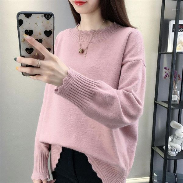 2019 autumn new korean women's loose sweater sweater solid color lace collar long-sleeved pullover shirt tide1, White;black
2019 autumn new korean women's loose sweater sweater solid color lace collar long-sleeved pullover shirt tide1, White;black