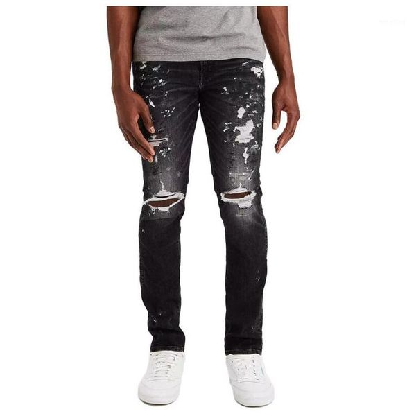 men's paint ripped skinny fashion men hip hop jeans1, Blue
men's paint ripped skinny fashion men hip hop jeans1, Blue