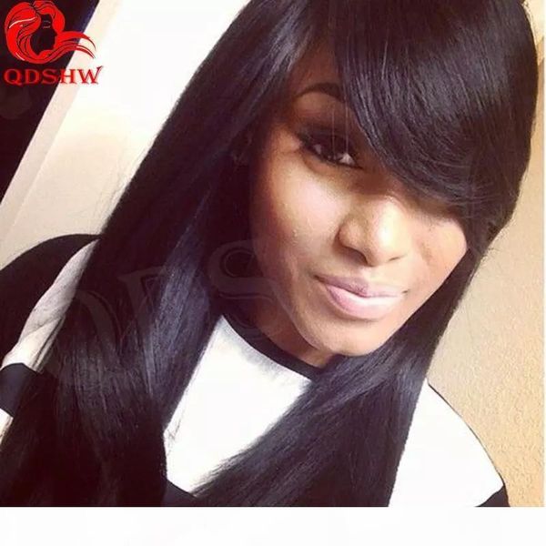 brazilian human hair wigs with side bangs hd transparent lace straight glueless pre plucked full lace wig with bangs for black women, Black;brown
brazilian human hair wigs with side bangs hd transparent lace straight glueless pre plucked full lace wig with bangs for black women, Black;brown