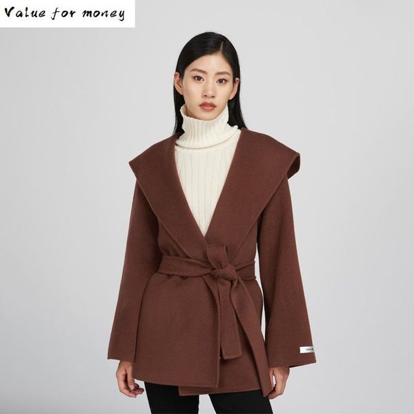 coat double women long sleeve 2020 new winter pure wool blouse hooded jacket cloth han edition, Black
coat double women long sleeve 2020 new winter pure wool blouse hooded jacket cloth han edition, Black