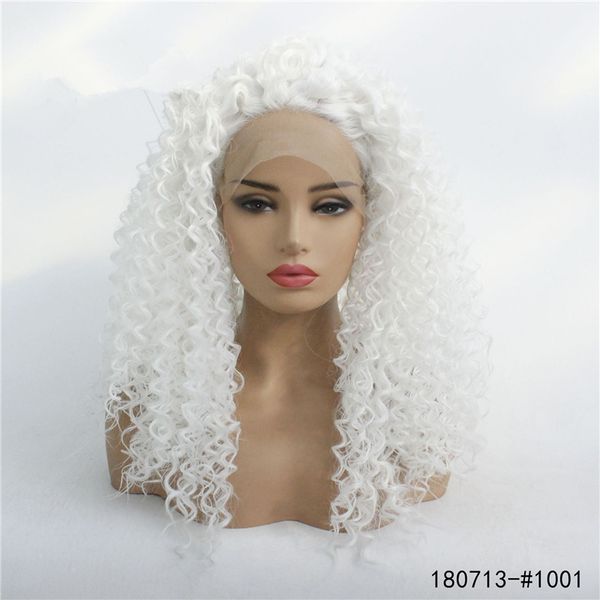 white color synthetic lacefrontal wig simulation human hair lace front wigs 14~26 inches pelucas 180713-#1001, Black;brown
white color synthetic lacefrontal wig simulation human hair lace front wigs 14~26 inches pelucas 180713-#1001, Black;brown