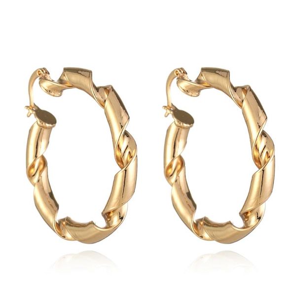 hoop & huggie fashion classic twist earring, Golden;silver
hoop & huggie fashion classic twist earring, Golden;silver