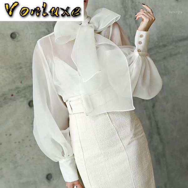 elegant fashion runway women blouse 2020 spring autumn white black mesh lady long sleeve bow tie 1
elegant fashion runway women blouse 2020 spring autumn white black mesh lady long sleeve bow tie 1