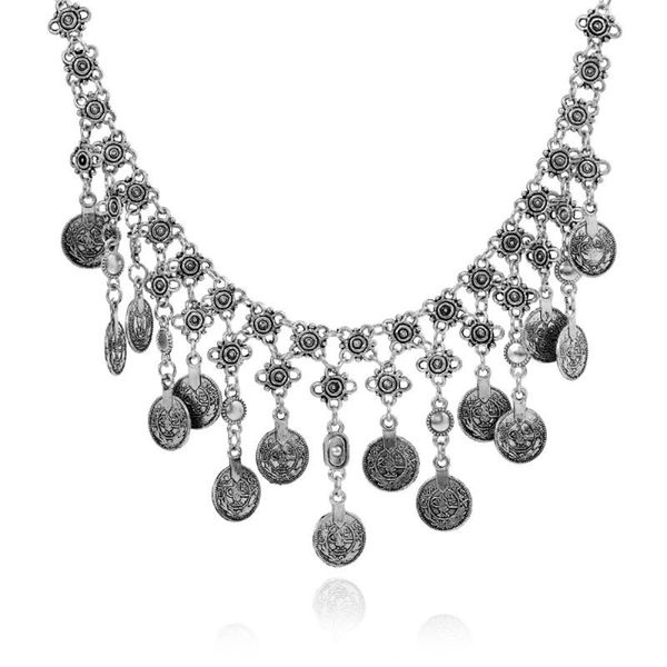 ethnic bohemia vintage maxi coin pendant necklace collar women jewelry personality exaggerate statement necklace, Golden;silver
ethnic bohemia vintage maxi coin pendant necklace collar women jewelry personality exaggerate statement necklace, Golden;silver