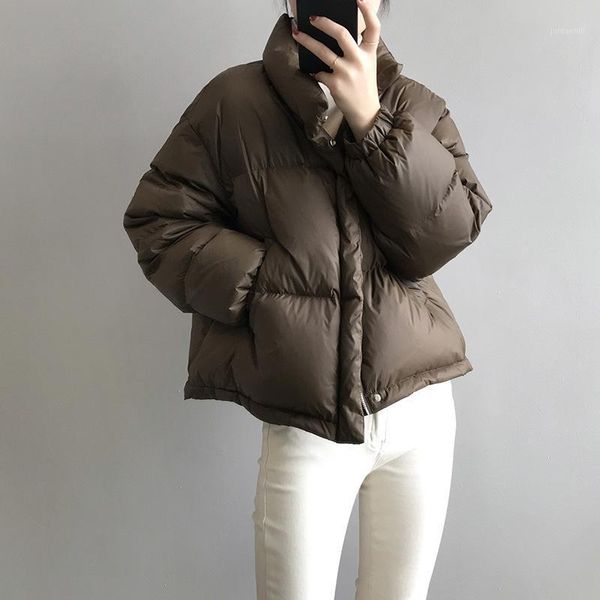 fashion ladies warm down coats 2020 new women wild loose casual thick warm white duck down winter coats female1, Black
fashion ladies warm down coats 2020 new women wild loose casual thick warm white duck down winter coats female1, Black