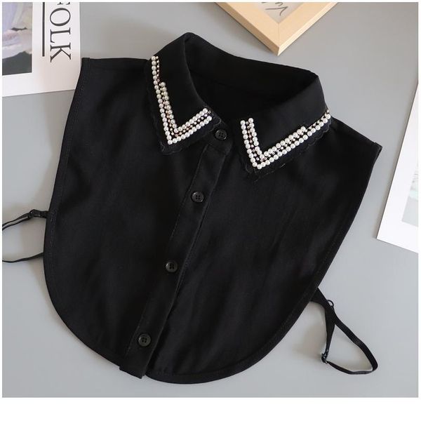 beaded fake collar shirt chiffon white detachable collar fake women vintage ladies false blouse collar lapel half shirt qyljaz, Blue;red
beaded fake collar shirt chiffon white detachable collar fake women vintage ladies false blouse collar lapel half shirt qyljaz, Blue;red