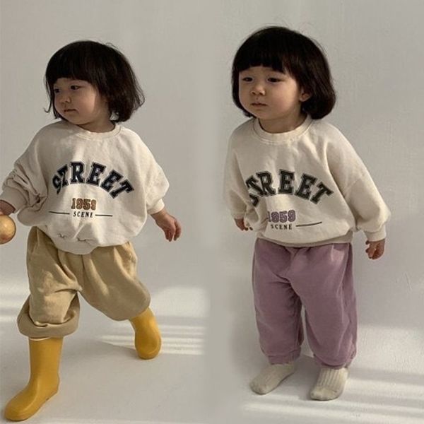 autumn baby boy girl letter print sweatshirt harem pants outfits 2pcs toddler boy clothes set kids sweatshirt sets 201127, White
autumn baby boy girl letter print sweatshirt harem pants outfits 2pcs toddler boy clothes set kids sweatshirt sets 201127, White