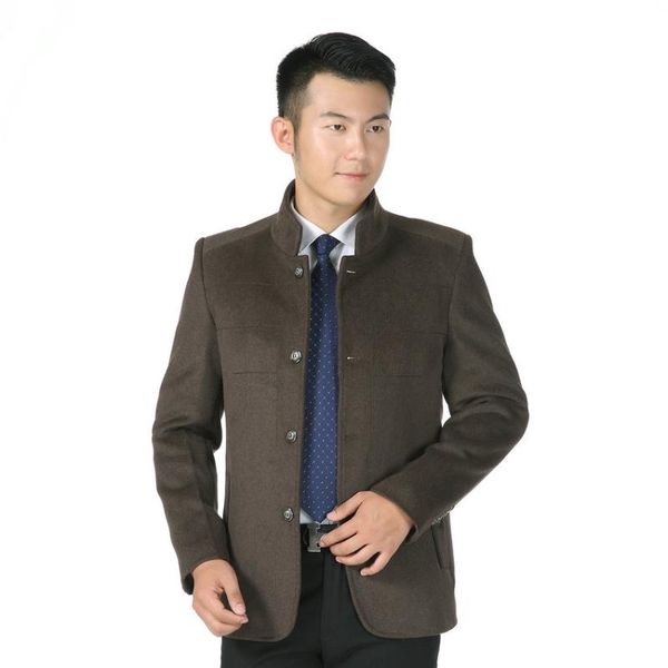 chinese style tweed coat for men winter autumn mandarin collar woolen blend tunic jacket man navy blue red grey outfit plus size, Black
chinese style tweed coat for men winter autumn mandarin collar woolen blend tunic jacket man navy blue red grey outfit plus size, Black