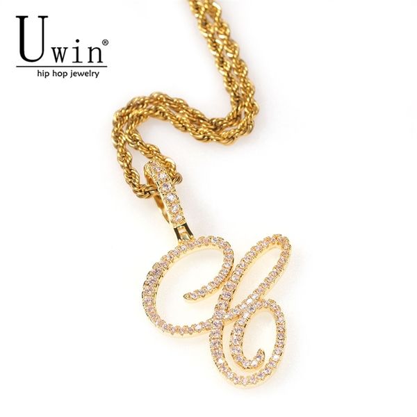 uwin cursive letters name necklace pendant charm cubic zirconia full iced out for men hiphop jewelry gift 201013, Silver
uwin cursive letters name necklace pendant charm cubic zirconia full iced out for men hiphop jewelry gift 201013, Silver