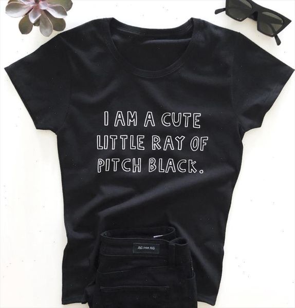 i am a cute little ray of pitch black women cotton casual funny t shirt for lady girl tee hipster drop, White
i am a cute little ray of pitch black women cotton casual funny t shirt for lady girl tee hipster drop, White