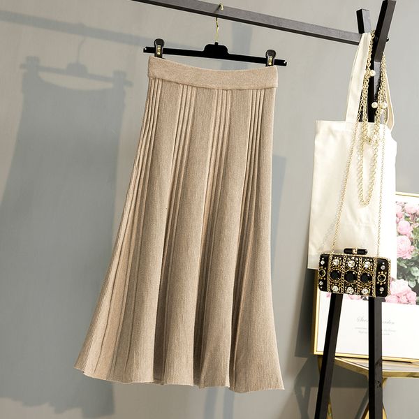 2021 new high waist a line maxi women skirts elastic long knitted midi autumn winter thick warm office lady sweater skirt rcnq, Black
2021 new high waist a line maxi women skirts elastic long knitted midi autumn winter thick warm office lady sweater skirt rcnq, Black