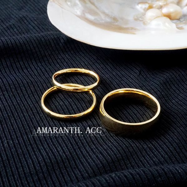 not easy to fade ins versatile women's 18k gold simple cold wind plain wearing titanium steel ring, Silver
not easy to fade ins versatile women's 18k gold simple cold wind plain wearing titanium steel ring, Silver