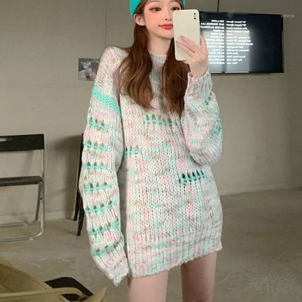 lazy women sweaters winter autumn woman loose sweaters femme korean vintage women knitted thick pullovers1, White;black
lazy women sweaters winter autumn woman loose sweaters femme korean vintage women knitted thick pullovers1, White;black