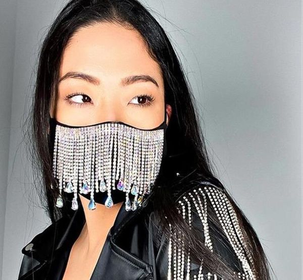 european and american rhinestone mask pure cotton fashion flash diamond jewelry rhinestone tassel gem pendant mask
european and american rhinestone mask pure cotton fashion flash diamond jewelry rhinestone tassel gem pendant mask