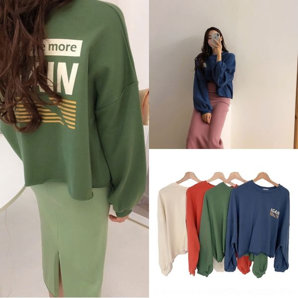 wo4iq 2020 new sweater autumn back letter sweater women's korean style loose mid-length printed fashion women's gjg6i, Black
wo4iq 2020 new sweater autumn back letter sweater women's korean style loose mid-length printed fashion women's gjg6i, Black
