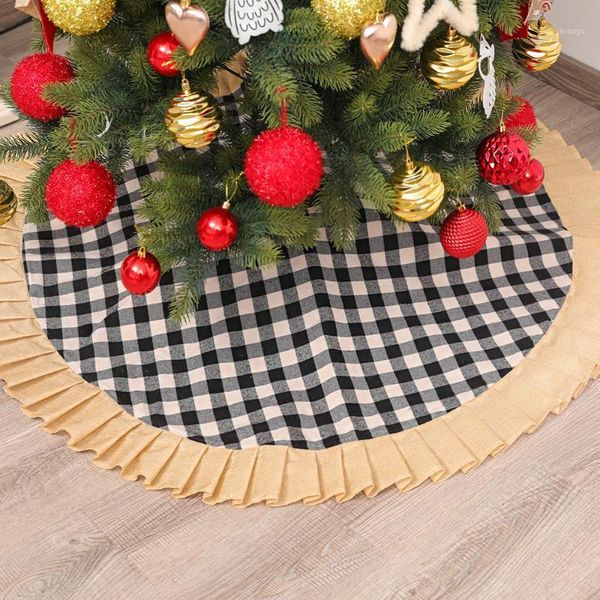 cross-border black checkered tree skirt christmas ornaments holiday scene with christmas tree bottom decoration apron1
cross-border black checkered tree skirt christmas ornaments holiday scene with christmas tree bottom decoration apron1