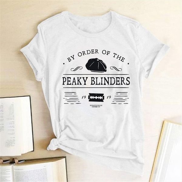 women letter printed tshirt by order of the peaky blinders t shirt short sleeve crewneck tee shirt camiseta mujer fashion, White
women letter printed tshirt by order of the peaky blinders t shirt short sleeve crewneck tee shirt camiseta mujer fashion, White