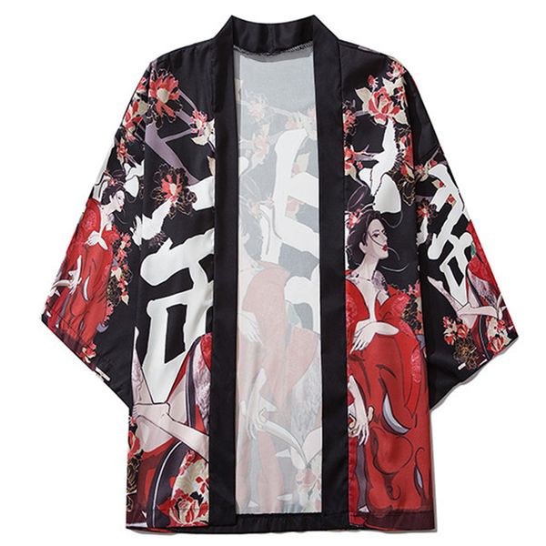 2021 new aelfric eden summer japanese jacket hip hop charming geisha killer streetwear front open coat harajuku loose kimono 92u2, Black;brown
2021 new aelfric eden summer japanese jacket hip hop charming geisha killer streetwear front open coat harajuku loose kimono 92u2, Black;brown