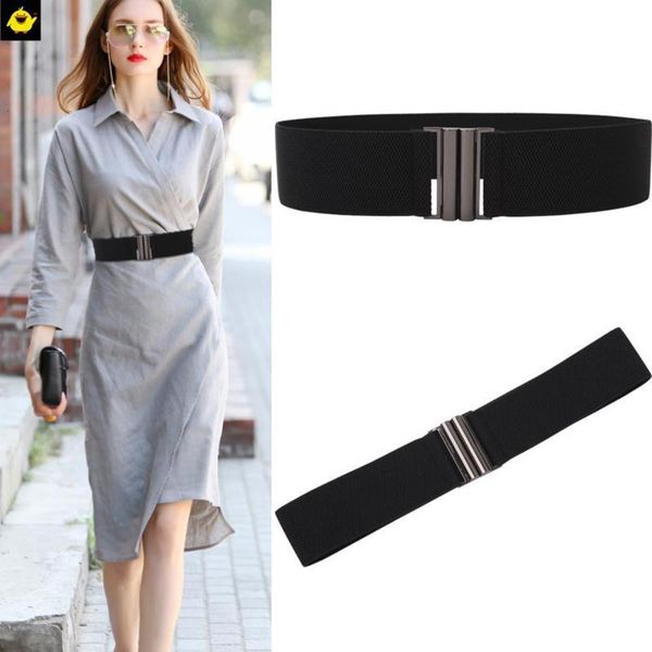 black wide belt korean version simple versatile elastic waist with down jacket women's alloy buckle skirt, Black;green
black wide belt korean version simple versatile elastic waist with down jacket women's alloy buckle skirt, Black;green