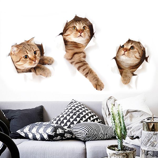 pvc waterproof cat 3d wall sticker hole view bathroom toilet living room home decor decal poster background wall stickers
pvc waterproof cat 3d wall sticker hole view bathroom toilet living room home decor decal poster background wall stickers