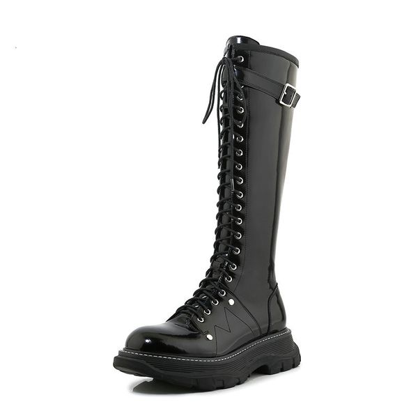 2021 autumn winter women zipper+cross-tied knee high new party night club shoes woman genuine leather ladies long boots gfl6, Black
2021 autumn winter women zipper+cross-tied knee high new party night club shoes woman genuine leather ladies long boots gfl6, Black