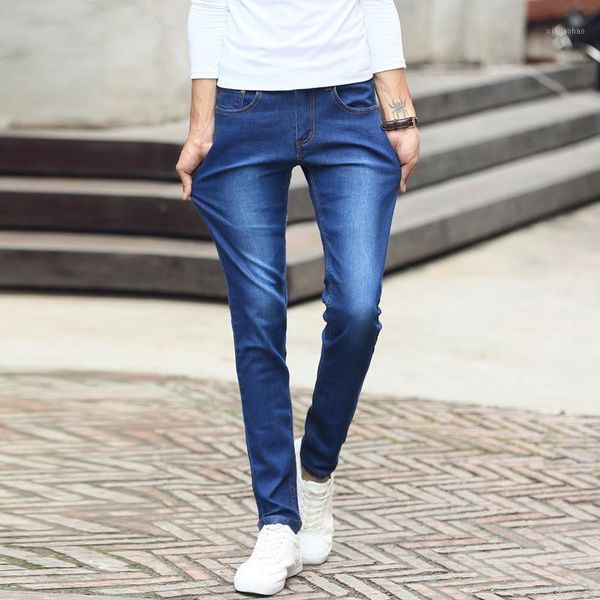 mens skinny jeans nice classic solid casual designer straight blue stretch denim pencil trouers1
mens skinny jeans nice classic solid casual designer straight blue stretch denim pencil trouers1