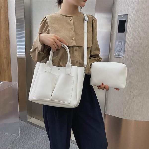 luxury 2pcs leather shoulder crossbody bag women quality fashion multi pocket burket shopper bag big lady handle handbag sac
luxury 2pcs leather shoulder crossbody bag women quality fashion multi pocket burket shopper bag big lady handle handbag sac