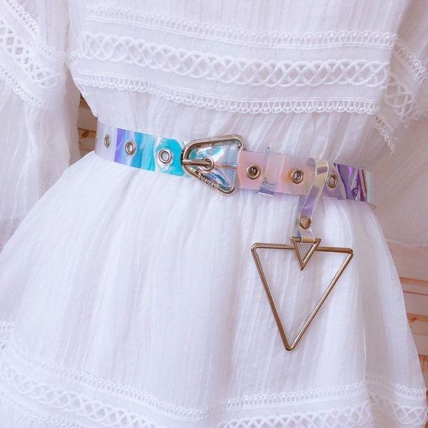 women belts pvc thin laser dazzling belt pendant strap for jeans trouser heart triangle buckle female casual ladies waistband, Black;brown
women belts pvc thin laser dazzling belt pendant strap for jeans trouser heart triangle buckle female casual ladies waistband, Black;brown